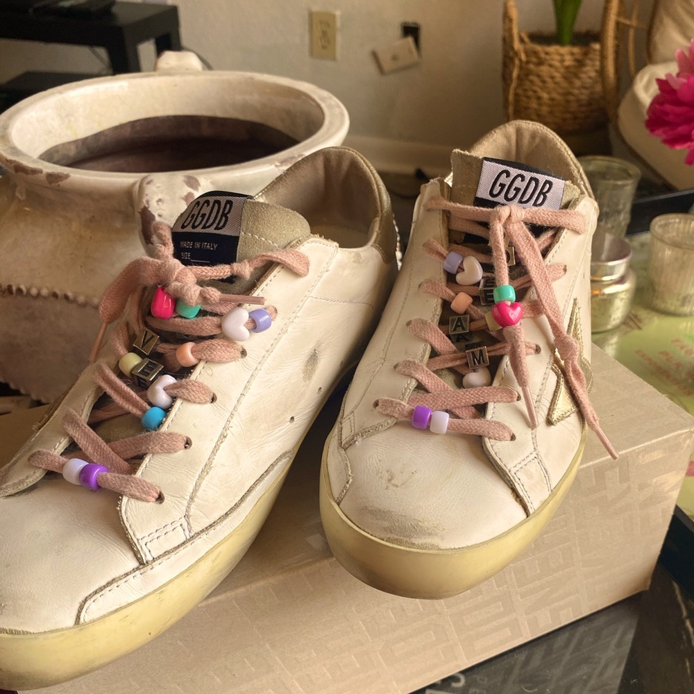 Golden Goose Womens Sneakers, Size 10.